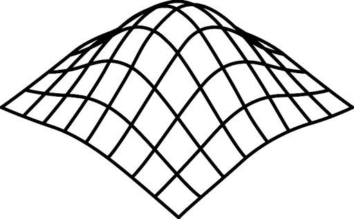 functionSPACE mesh symbol, 3D render